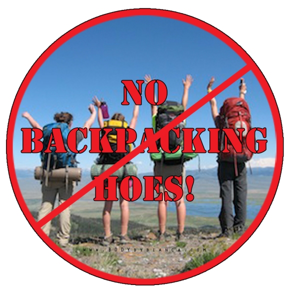 NoBackpackingHoes